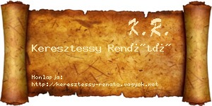 Keresztessy Renátó névjegykártya
