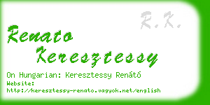renato keresztessy business card